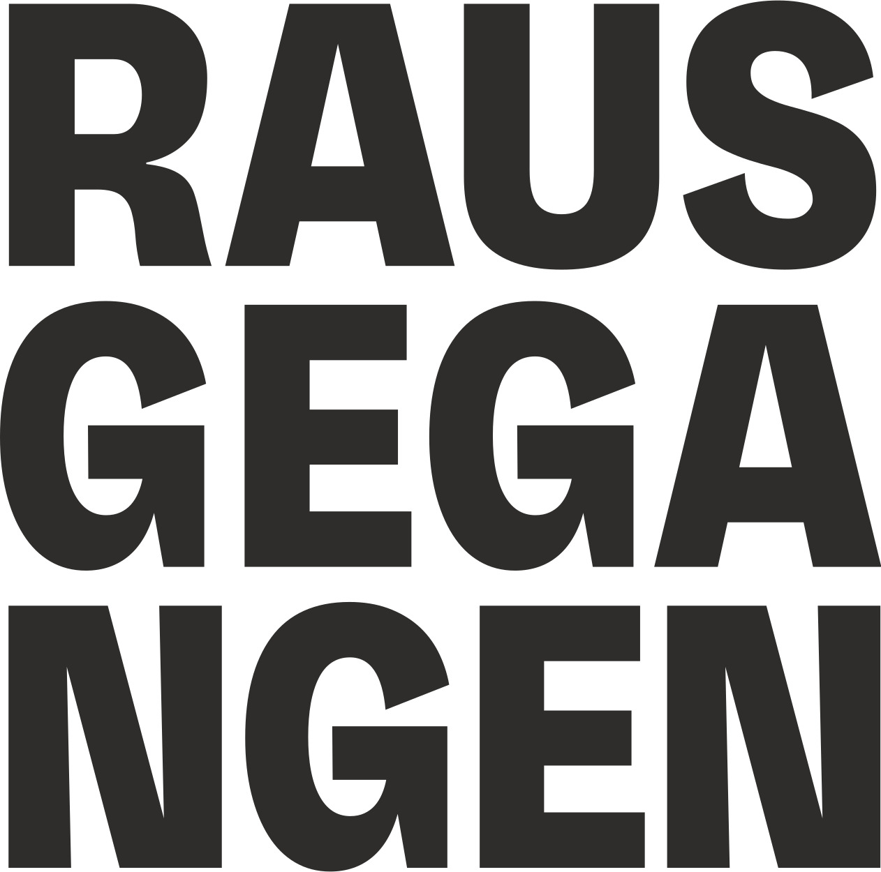 Logo Rausgegangen